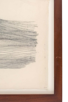 Harry Bertoia Framed Monoprint on Rice Paper