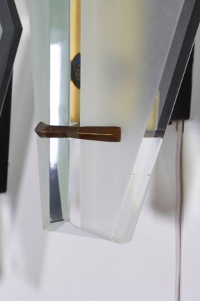 Pair of Italian Midcentury Sconces Attributed to Max Ingrand for Fontana Arte