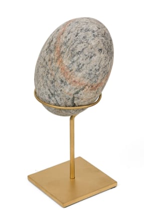 Group of Mounted Natural Sea Stone Specimens