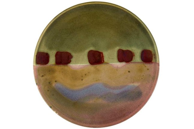 Signed Hand Thrown Ceramic Platter