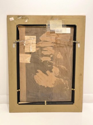 Back of &quot;Fantasy&quot; by Thomas Hart Benton