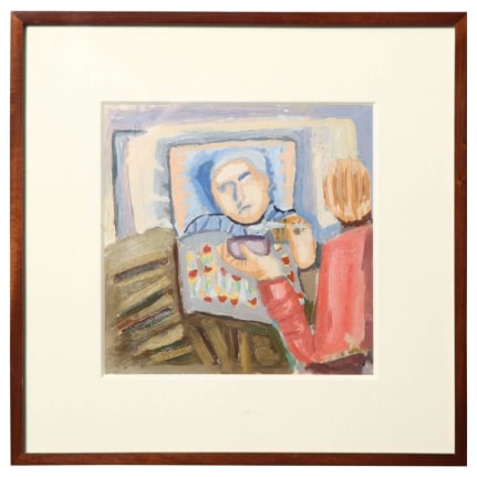 Painting on Paper by Gino Cosentino