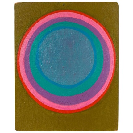 Murray Hantman Abstract Painting on Board