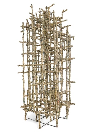 Wire Sculpture "Primitive Cathedral lll" by Matteo Naggi