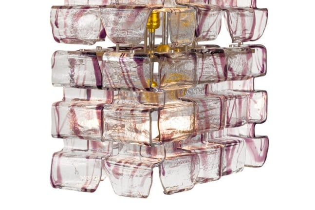 Murano Glass Chandelier by Mazzega