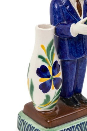 Royal Copenhagen Aluminia Faience Figurine &quot;The Boss&quot; Marked &quot;Jus&quot;,