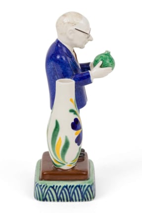 Royal Copenhagen Aluminia Faience Figurine &quot;The Boss&quot; Marked &quot;Jus&quot;,