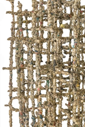 Wire Sculpture "Primitive Cathedral lll" by Matteo Naggi