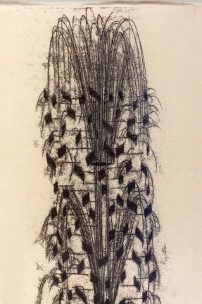 Harry Bertoia Monotype on Rice Paper