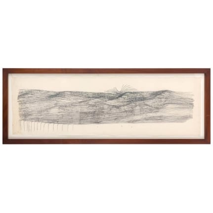 Harry Bertoia Framed Monoprint on Rice Paper
