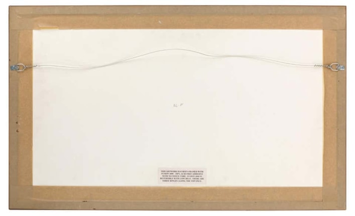 Harry Bertoia Framed Monoprint on Rice Paper