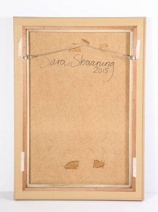 Sara Skaaning Painting on Board &quot;In There-Out There-Somewhere&quot;