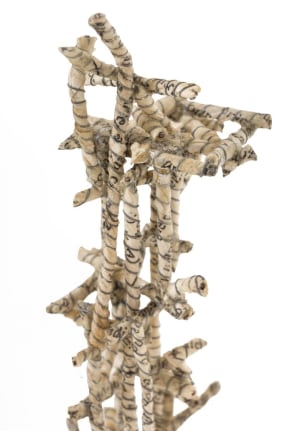 Wire Sculpture &quot;Primitive Cathedral&quot; by Matteo Naggi