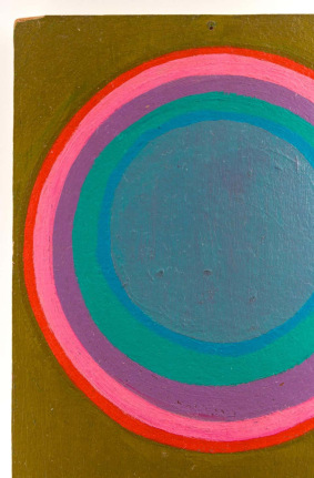 Murray Hantman Abstract Painting on Board