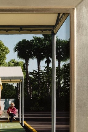 &quot;Shuffleboard&quot; Oil on Panel Painting by Max Ferguson