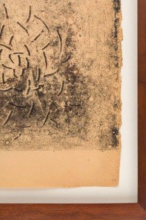 Harry Bertoia Framed Monoprint on Rice Paper