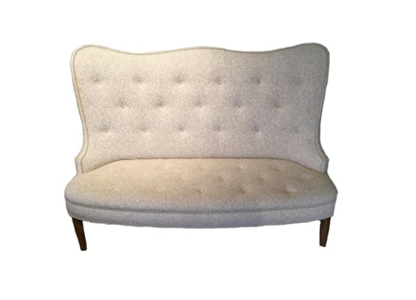 Italian High Back Settee