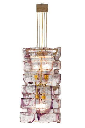 Murano Glass Chandelier by Mazzega