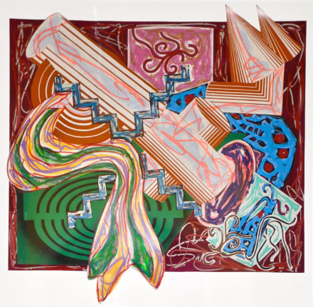 Frank Stella, Then Came a Stick and Beat the Dog, Illustrations After El Lissitzky's Had Gadya, 1984