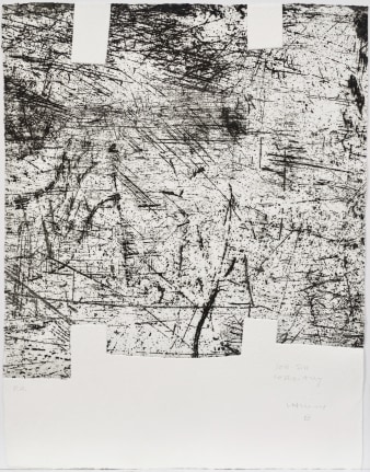 Eduardo Chillida, Yves Bonnefoy: Une Hélène de vent au de fumée II, 1990