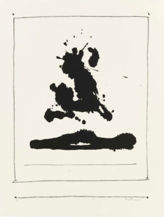 Robert Motherwell, Lithograph, 1966