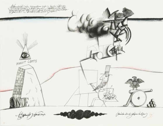 Saul Steinberg, Sam's Art, 1966