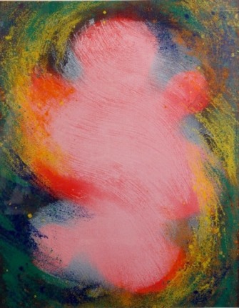 Natvar Bhavsar (born 1934) Untitled 1991 Screenprint in Colors H 31.75&quot; x W 24.75&quot; Signed and Dated  Price Upon Request