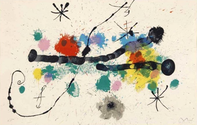 Joan Mir&oacute;, Je Travaille Comme Un Jardinier (I Work Like a Gardener), 1964