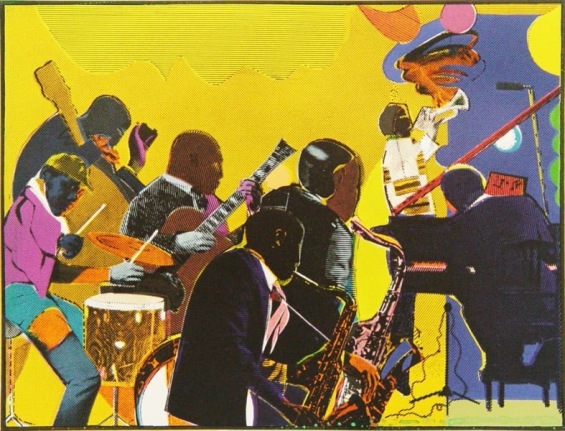 Romare Bearden (1911 - 1988) Out Chorus 1978-1979 Screenprint in Colors H 22.25&quot; x W 30&quot; Signed Lower Right - &quot;Romare Bearden&quot;. Inscribed Lower Left - &quot;66/200&quot; Price Upon Request