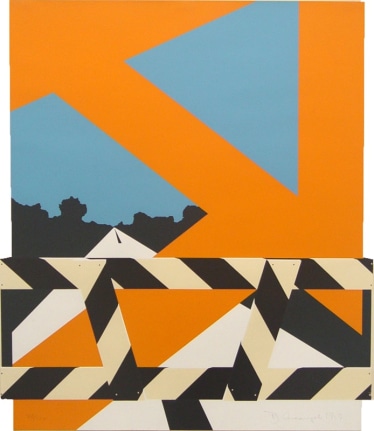 Allan D'Arcangelo, Bridge Barrier, 1969