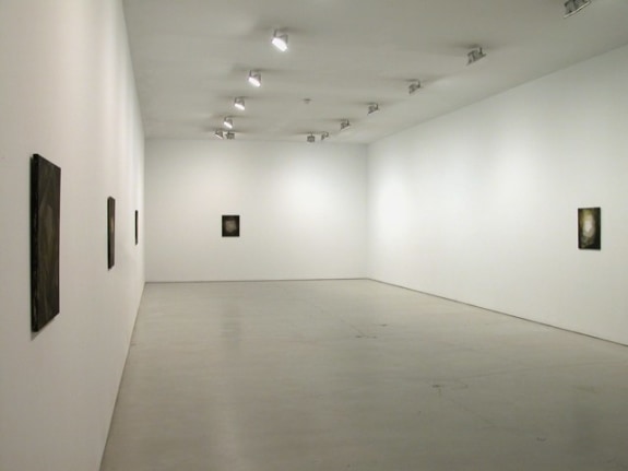 Installation view of Helmut Federle, Scratching Away at the Surface, 2009 at Peter Blum SoHo.
