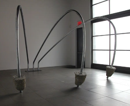 Installation of&nbsp;three the hard way&nbsp;, March 21&nbsp;&ndash; May 9, 2009&nbsp;