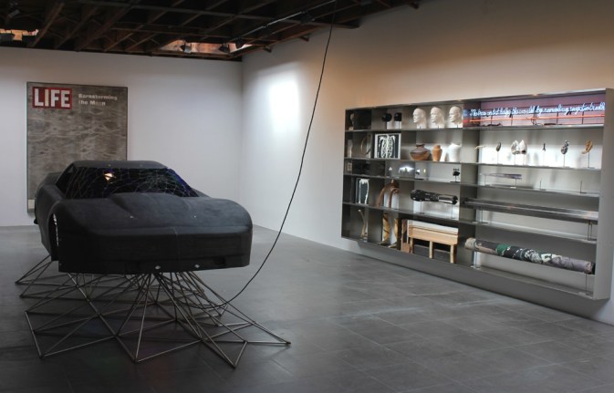 Installation view of Matthew Day Jackson, In Search of, 2010 at Peter Blum Chelsea.