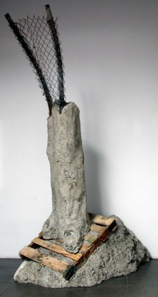 Installation of&nbsp;three the hard way&nbsp;, March 21&nbsp;&ndash; May 9, 2009&nbsp;