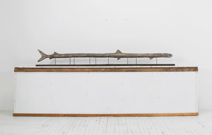 Zachary Armstrong "Long Fish", 2018 Bronze 12 x 96 x 4-3/4 inches