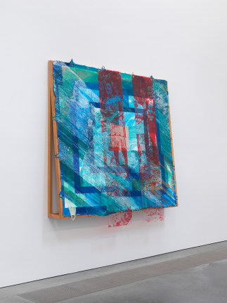 This is an image of an artwork by Tomashi Jackson on view at the Parrish Art Museum.