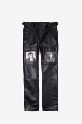 Robert Mapplethorpe Leather Moto Trousers Black, Self Portrait, 1982