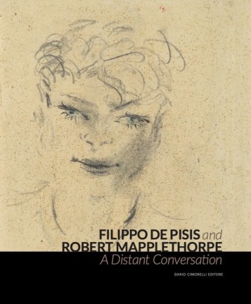 Bookcover with sketch of a male face on a tan colored background