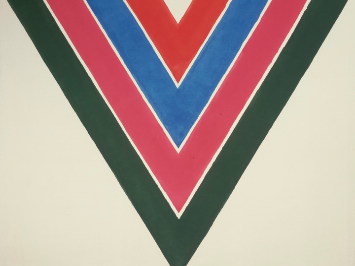 Kenneth Noland, Shoot, 1964, acrylic on canvas, Smithsonian American Art Museum, Museum purchase from the Vincent Melzac Collection