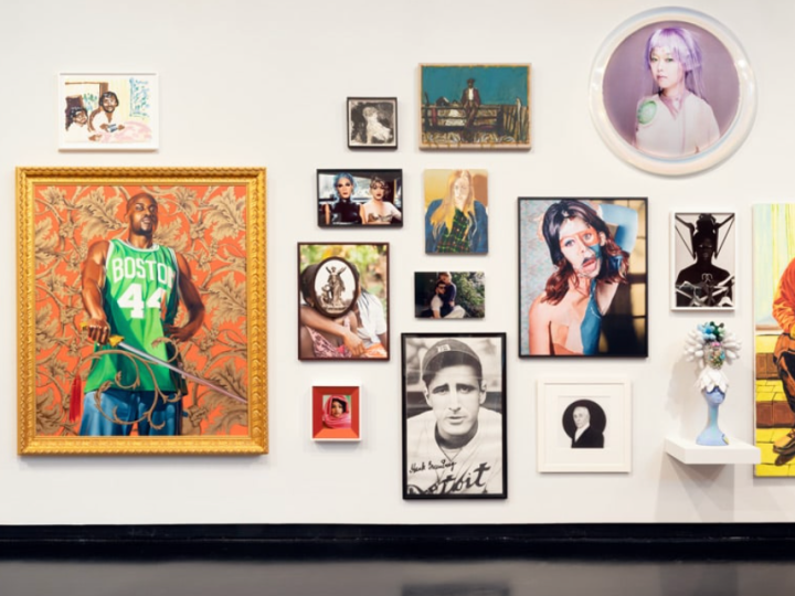 Hugo McCloud, Mariko Mori, Shahzia Sikander, and Kehinde Wiley in See It Now: Contemporary Art from the Ann and Mel Schaffer Collection