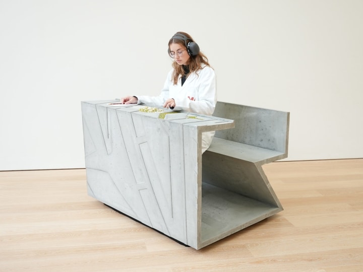 Marina Abramović in Stillness in the storm