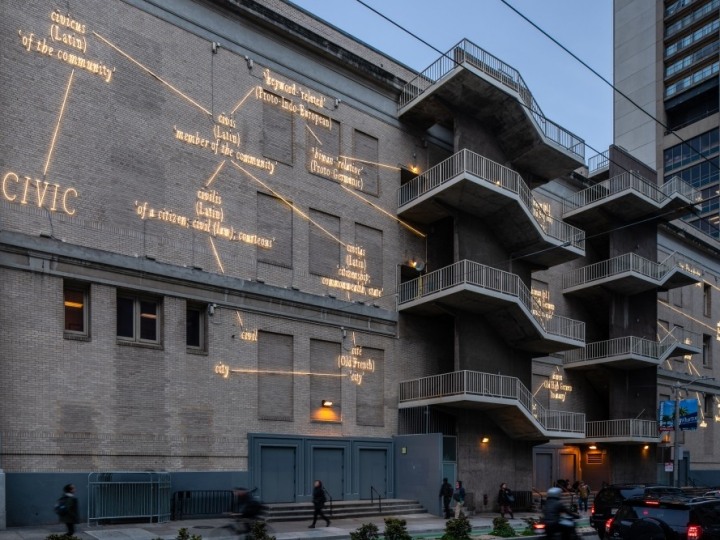 Joseph Kosuth in Illuminate SF Festival of Light