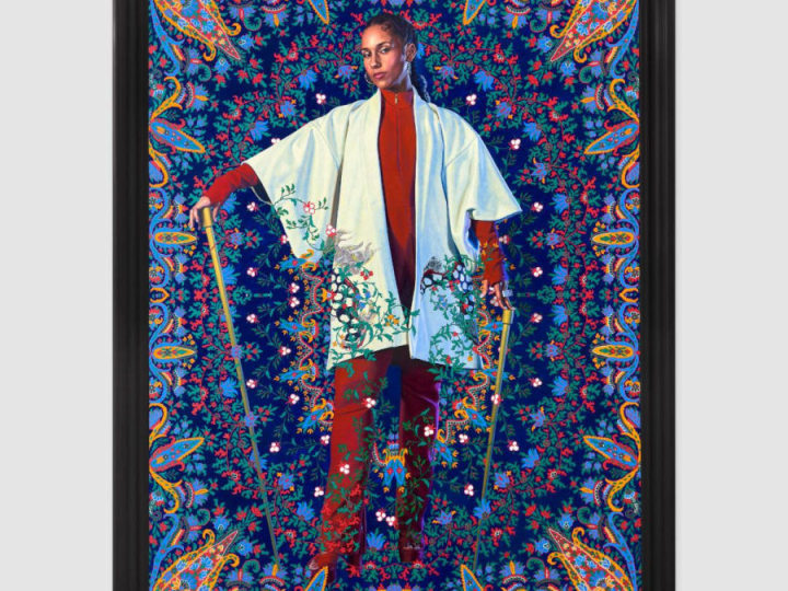 Kehinde Wiley in Giants: Art from the Dean Collection of Swizz Beatz and Alicia Keys