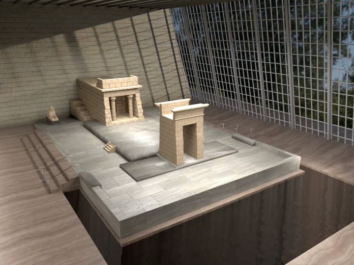 Donna Huanca and the Temple of Dendur