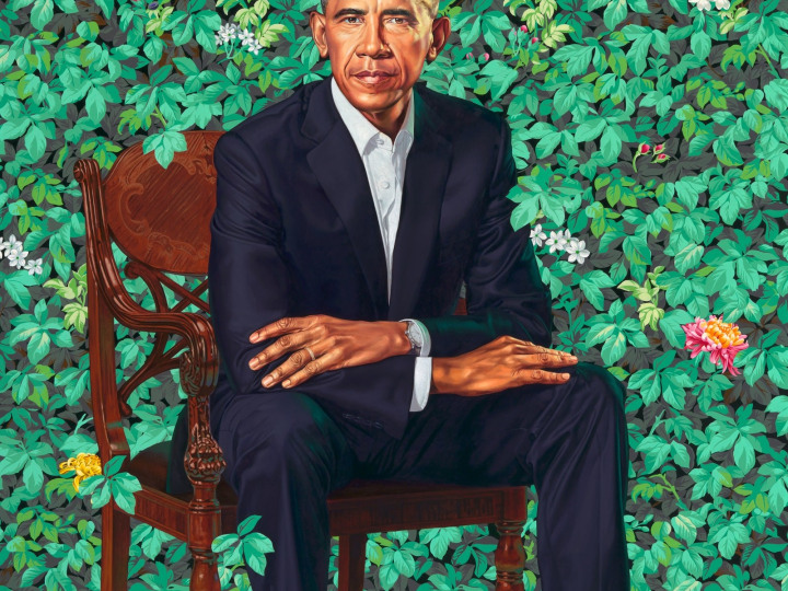 Kehinde Wiley in The Obama Portraits
