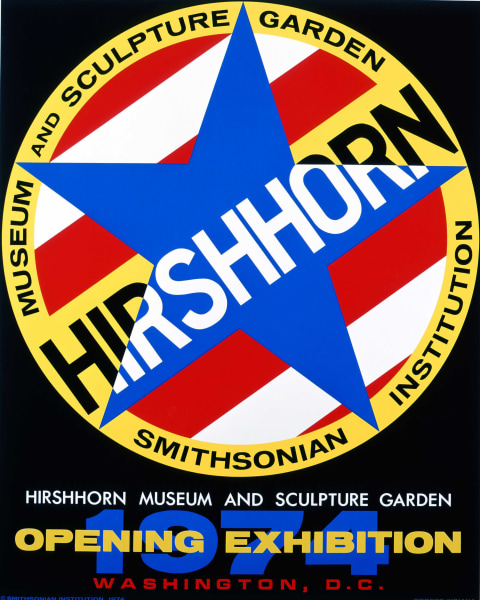 Poster for the inauguration of the Hirshhorn Museum and Sculpture Garden