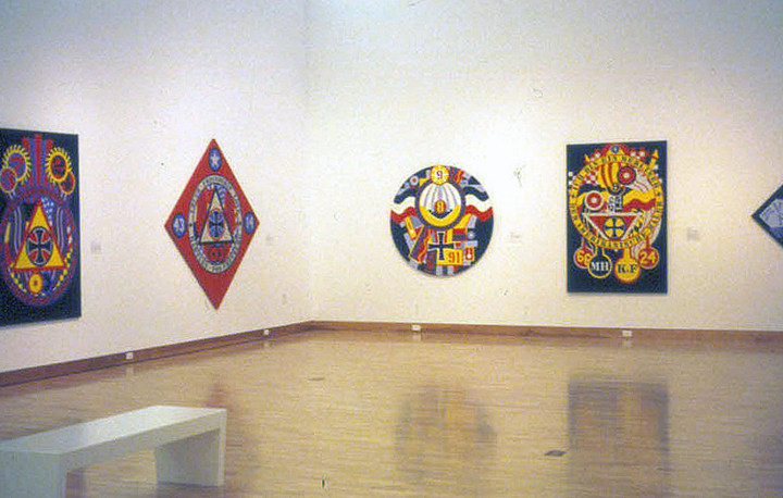 Installation view of the exhibition Dictated by Life in the Weisman Art Museum at the University of Minnesota in Minneapolis