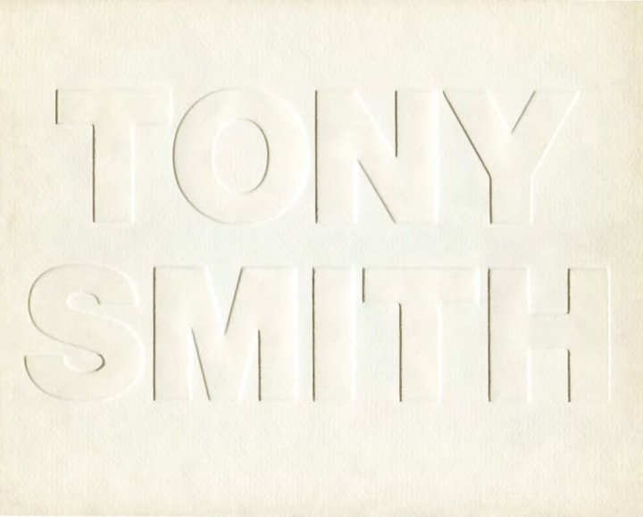 Tony Smith: Paintings and Sculpture