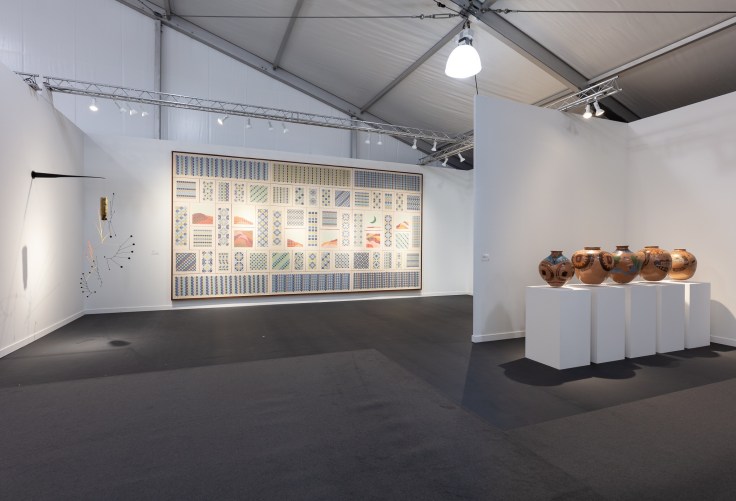 Installation View, James Cohan at Frieze Los AngelesBooth D15, Santa Monica, CA, February 16 - 19