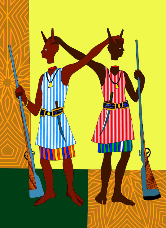 CHRISTOPHER MYERS Amazons of Dahomey, 2021